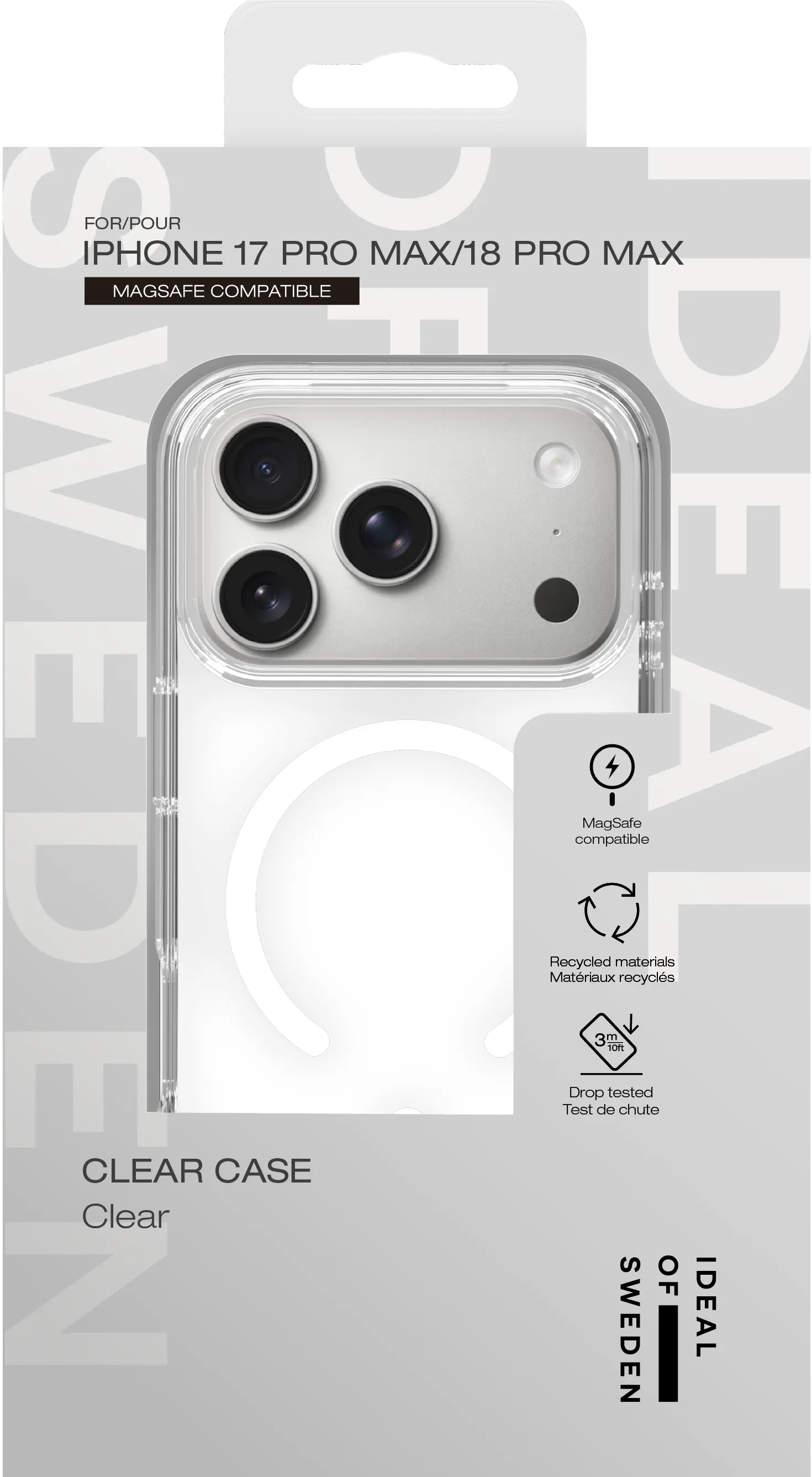 Clear MagSafe Case iPhone 17 Pro Max Clear