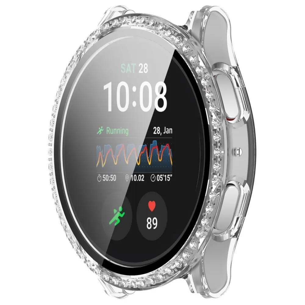 Full Cover Case Rhinestone Samsung Galaxy Watch 7 40mm Genomskinlig