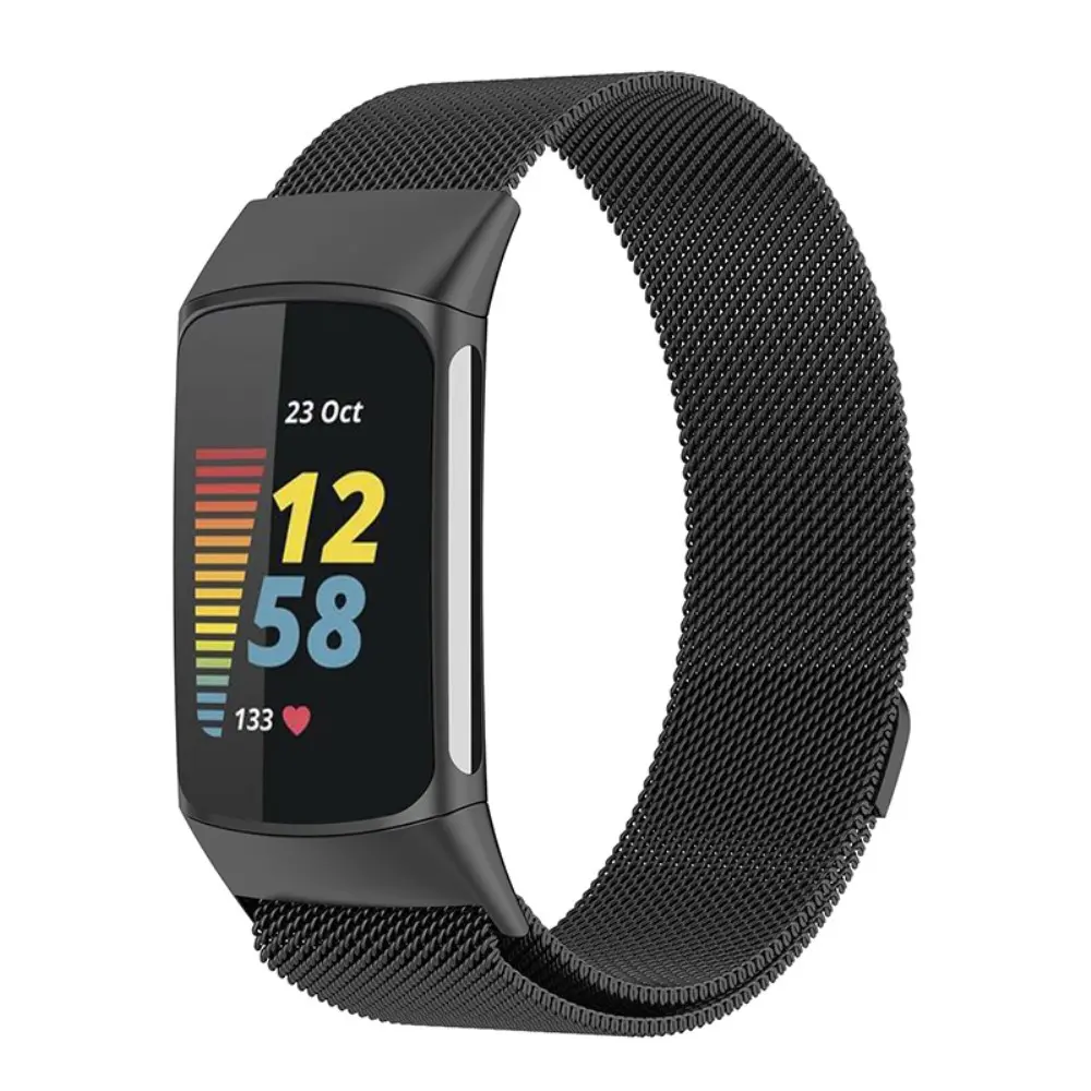 Armbånd Milanese Fitbit Charge 6 Sort