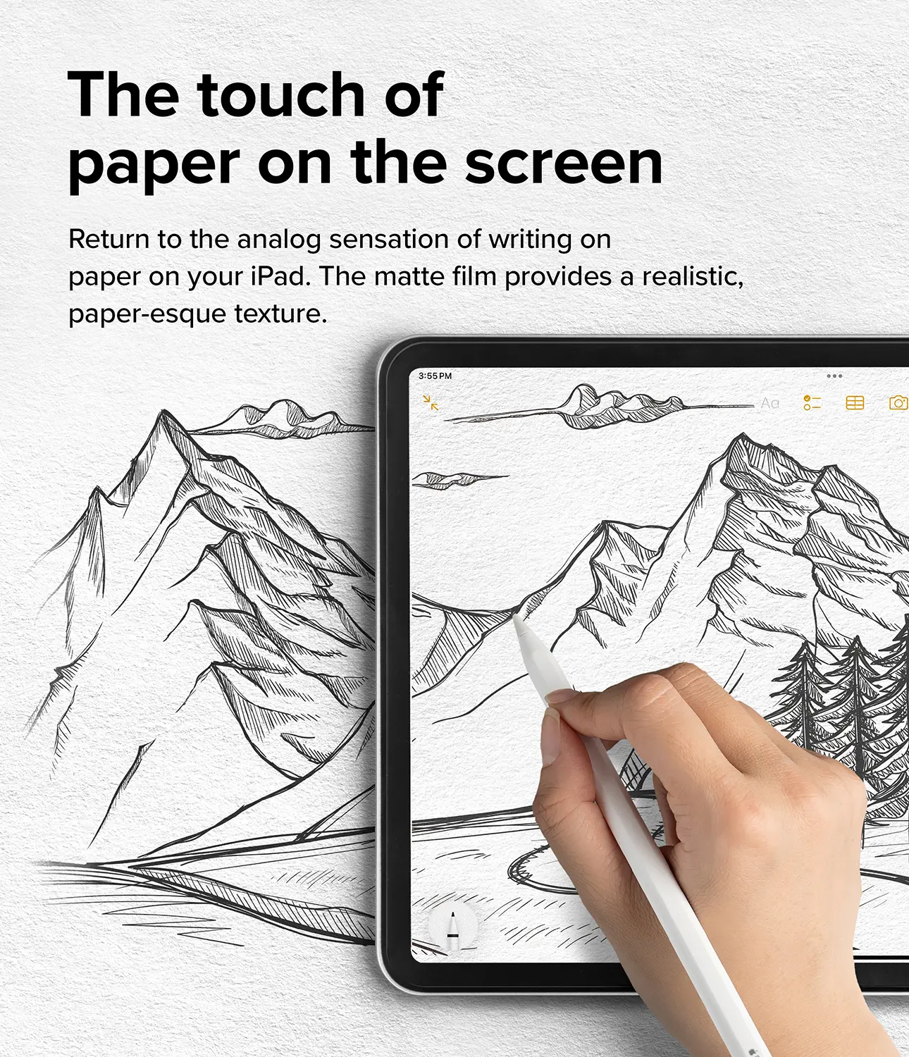 Paper Touch Hard Screen Protector (2-pack) Apple iPad Air 13 (2024)
