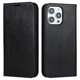Suojakotelo Aito Nahka iPhone 15 Pro Musta