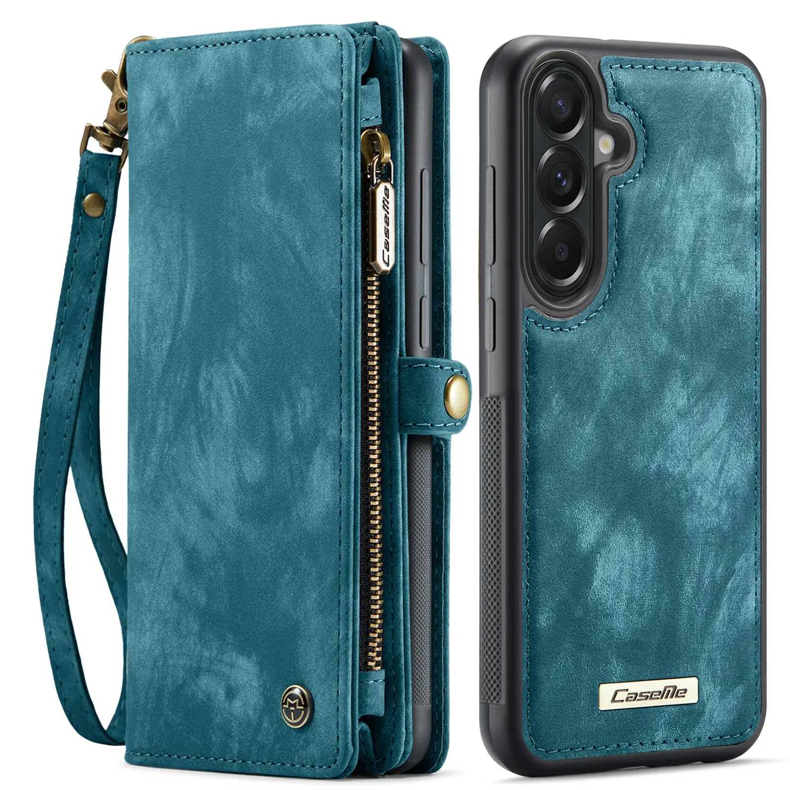 Multi-slot Plånboksfodral Samsung Galaxy A57 Blå