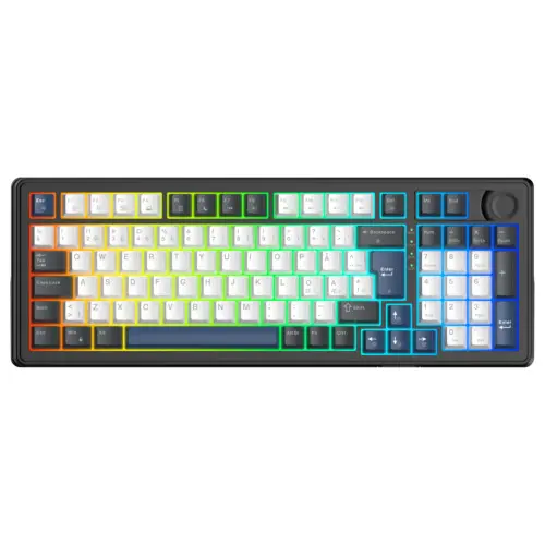 DK490 96% mekaniskt RGB-tangentbord, Svart