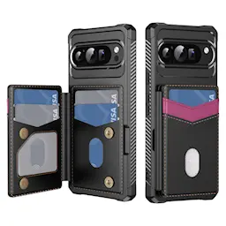 Google Pixel 11 Mobildeksel med RFID-Lommebok, Svart