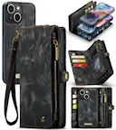 Multi-slot Mobiltaske iPhone 14 Grå