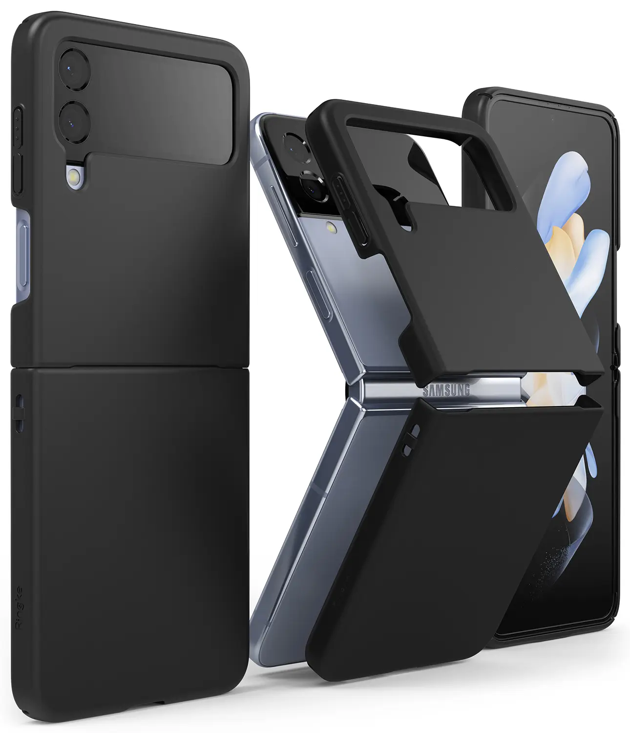 Slim Case Samsung Galaxy Z Flip 4 Svart