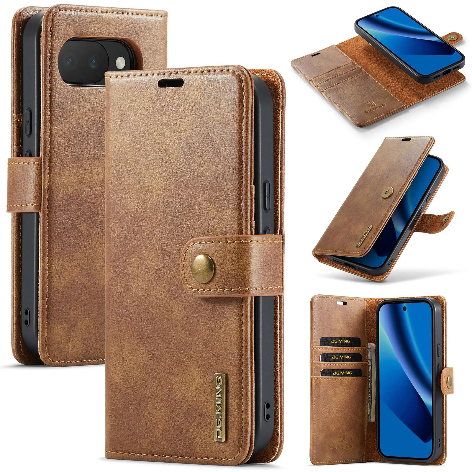 Magnet Wallet Google Pixel 10a Cognac