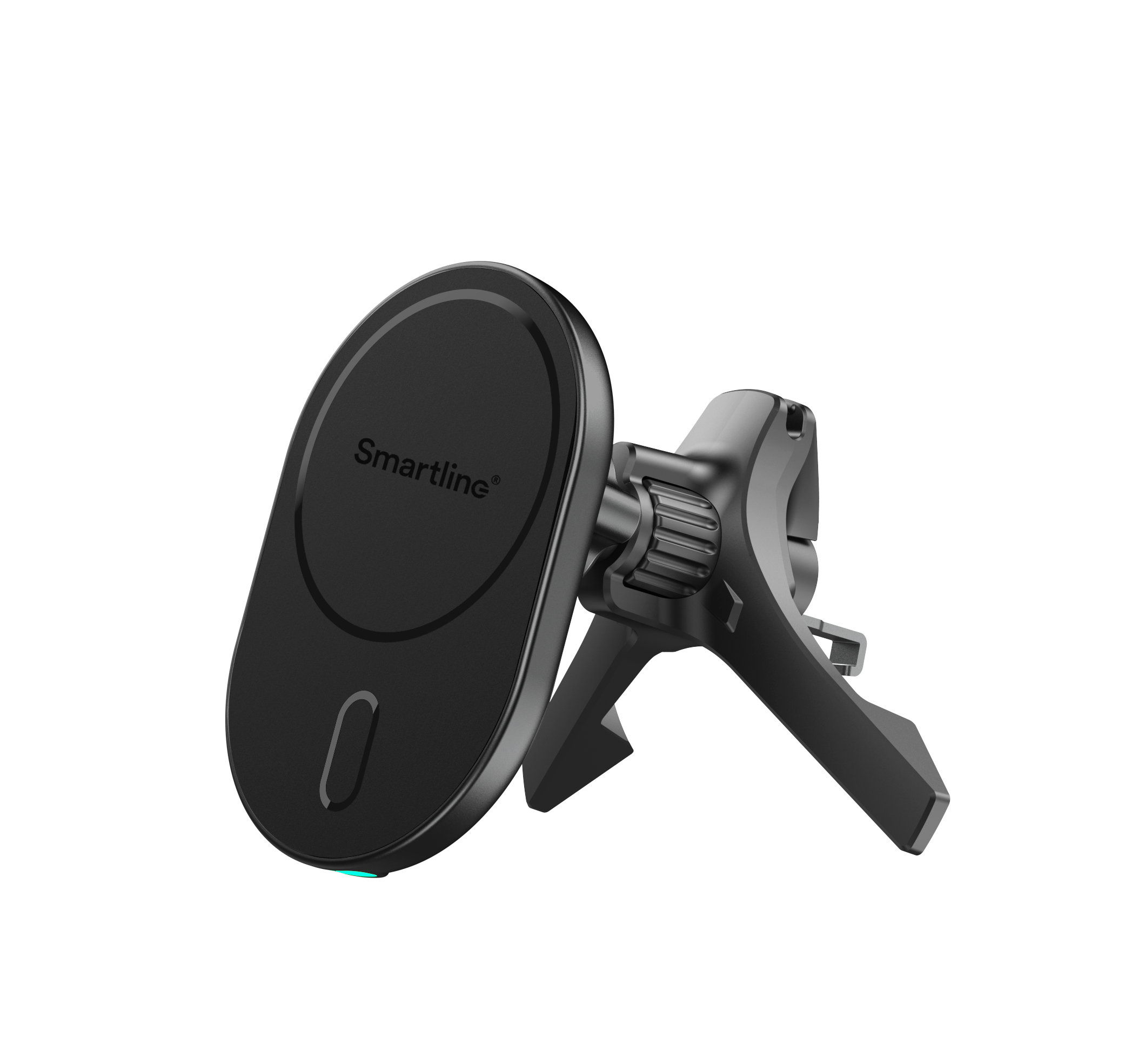 Smartline MagSafe-ladeplate/mobilholder for bilens ventilasjonsgitter, Svart