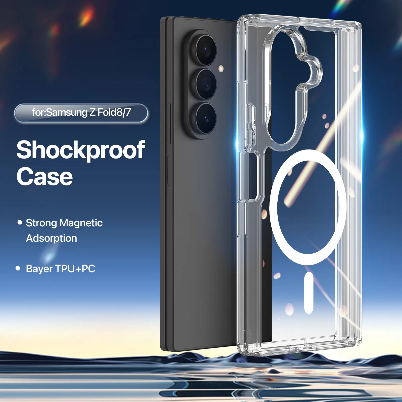 Clin Series MagSafe Samsung Galaxy Z Fold 8 Ultra transparent