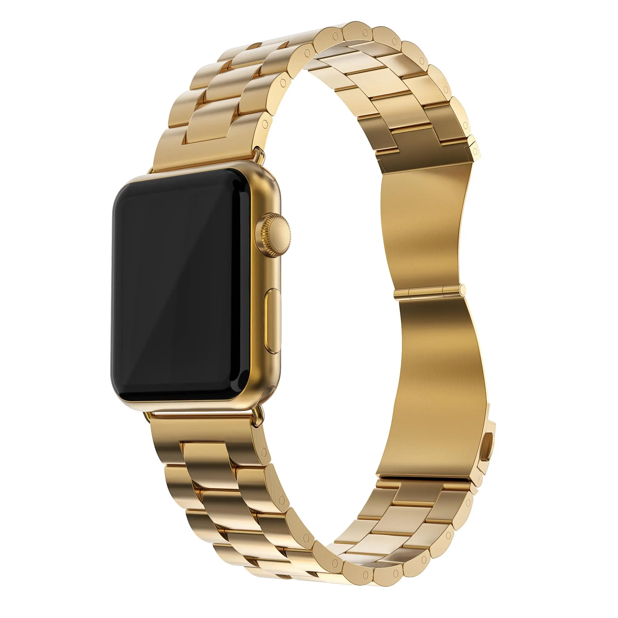 Metallarmband Apple Watch Series 8 45mm Guld