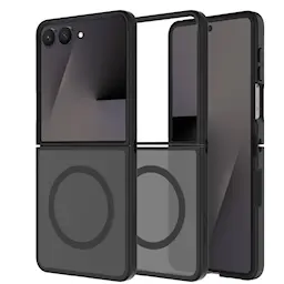 Samsung Galaxy Z Flip 8 Hybrid-skal Magnetisk, Frosted Black