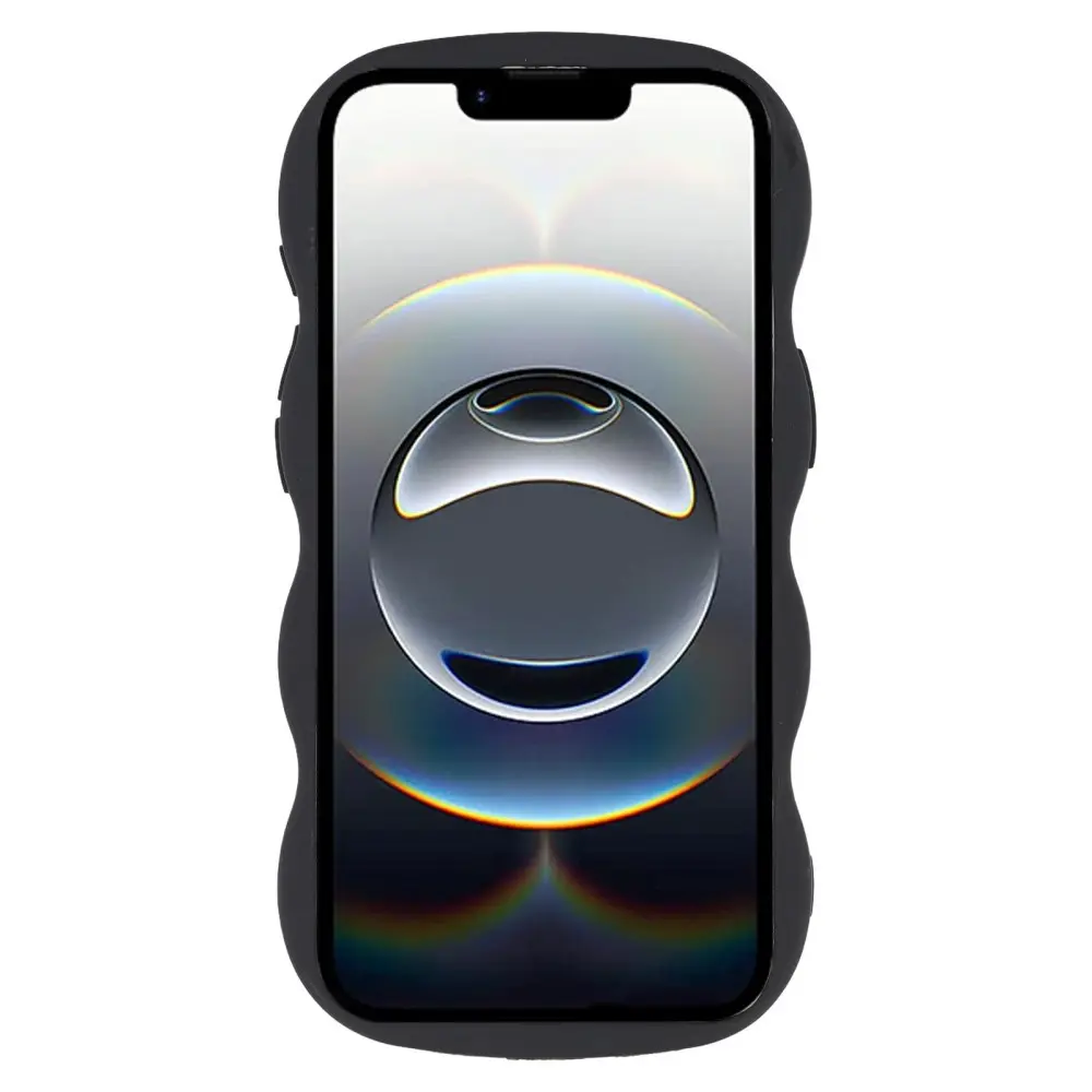 Wavy Edge TPU Skal iPhone 17e Svart
