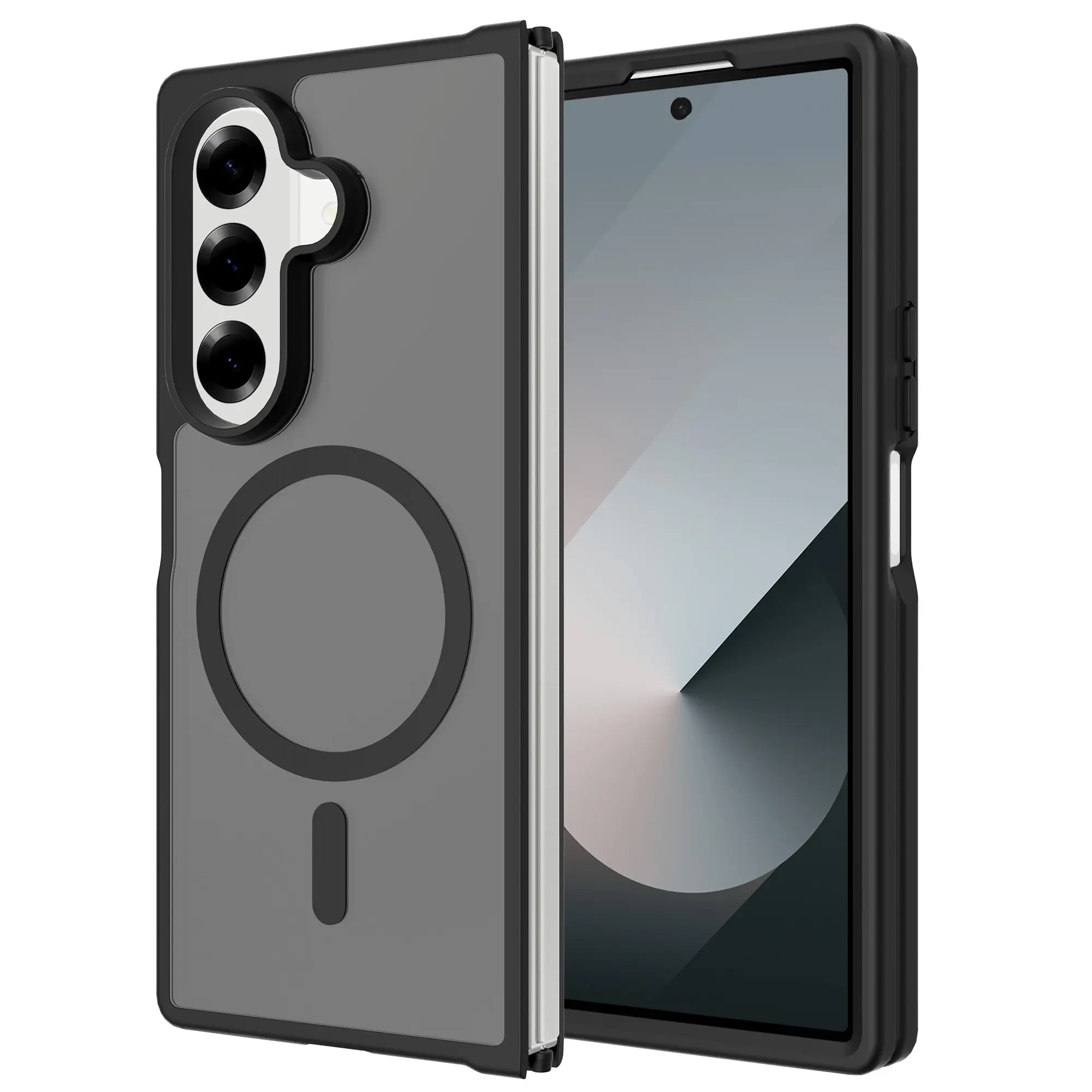 Magnetic Hybrid Skal Samsung Galaxy Z Fold 7 Frosted Black