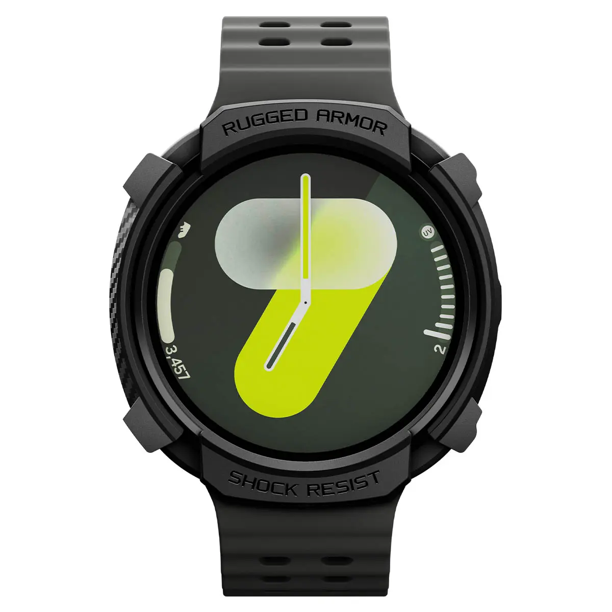 Samsung Galaxy Watch 8 44mm Case Rugged Armor Black