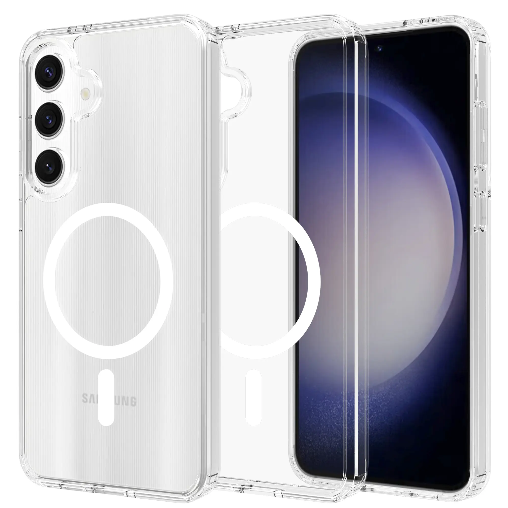 Hybridikuori MagSafe Samsung Galaxy S24 FE Kirkas