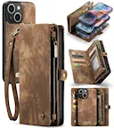 Multi-slot Mobiltaske iPhone 14 Brun