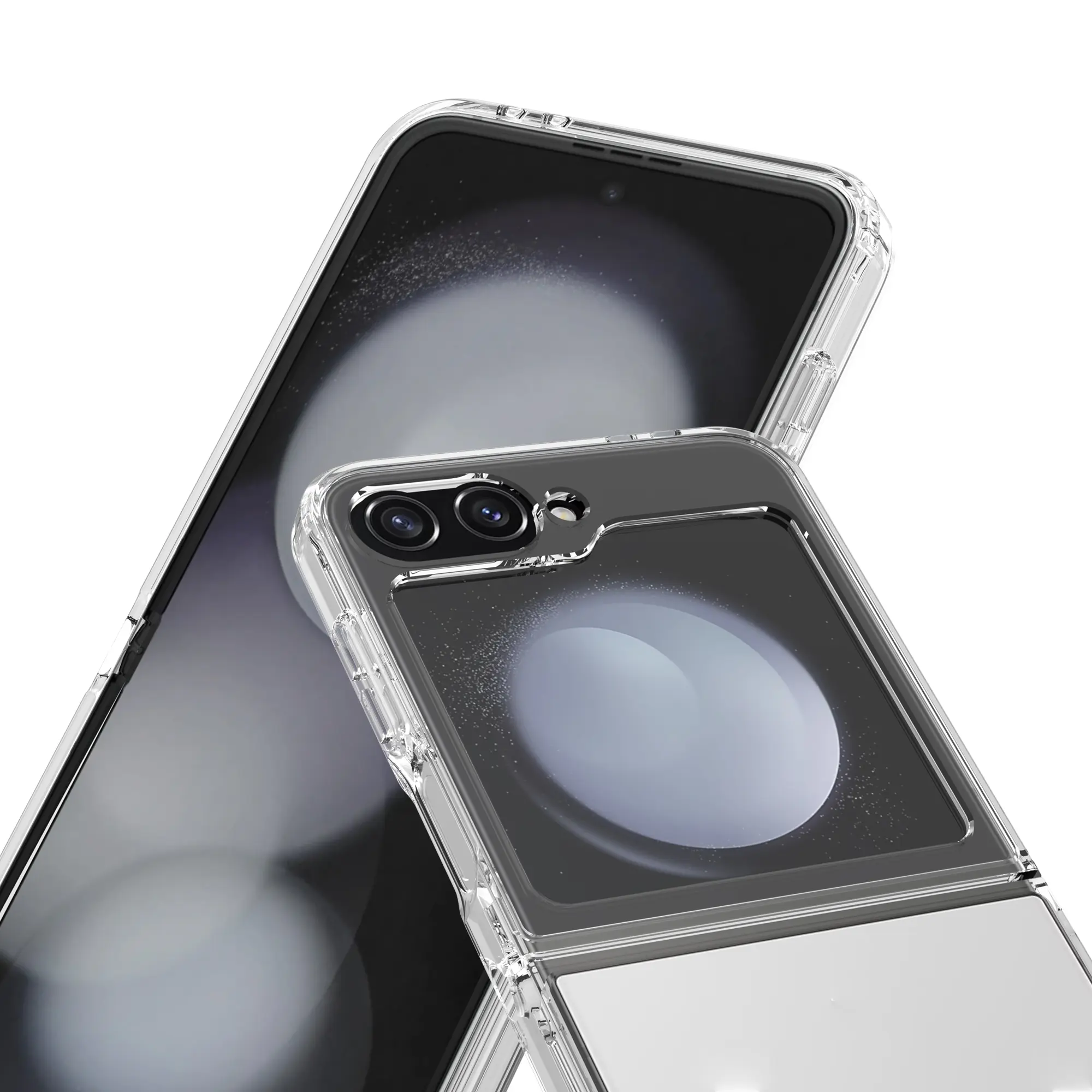 Hybridskal Samsung Galaxy Z Flip 7 FE transparent
