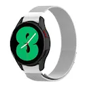Full Fit Armbånd Milanese Samsung Galaxy Watch 4 Classic 46mm sølv
