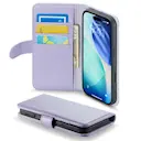 Ægte Læderetui iPhone 17 Lilla