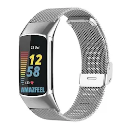Mesh Bracelet Fitbit Charge 5 Sølv