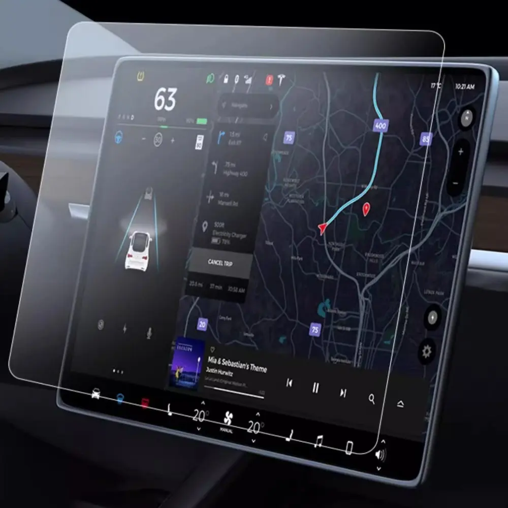 Härdat Glas Skärmskydd Tesla Model Y/3 15.6"