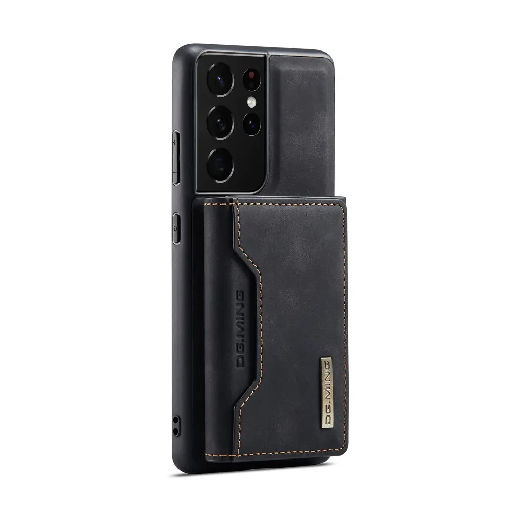 Magnetic Card Slot Case Samsung Galaxy S21 Ultra Svart