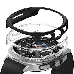 Samsung Galaxy Watch 8 Classic Tyndt cover (2-pak), Matte Black & Clear