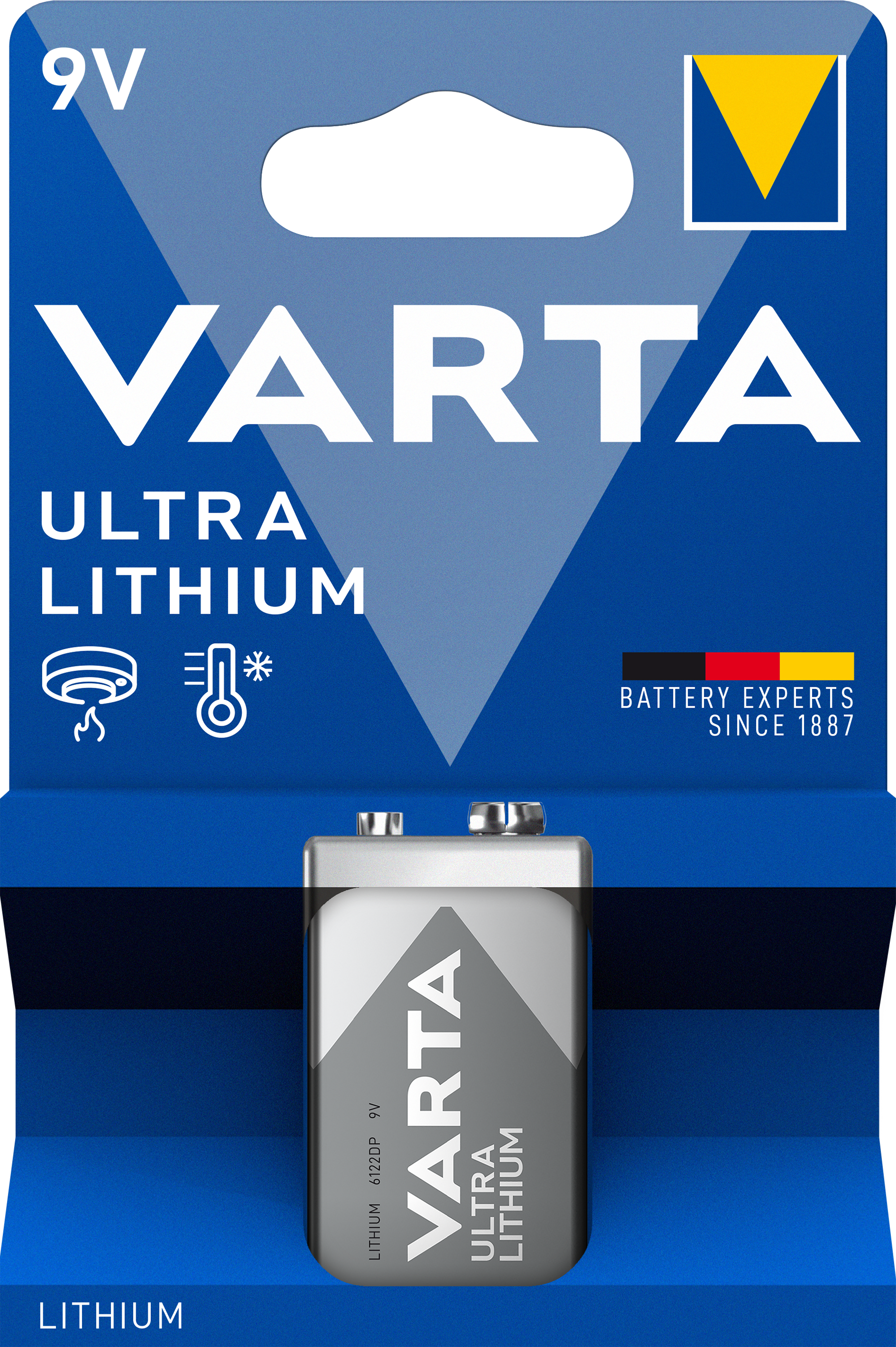 Ultra Lithium 9V-batteri