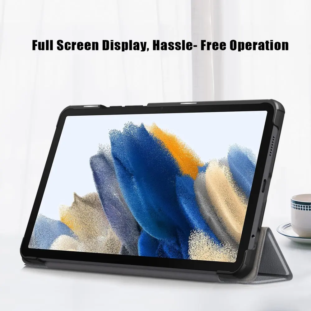 Fodral Tri-fold Samsung Galaxy Tab A9 Grå