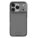 iPhone 17 Pro Cover med kamerabeskyttelse - CamShield, Sort/gennemsigtig