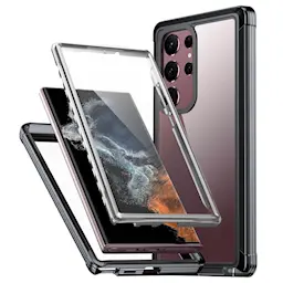 Premium Full Protection Case Samsung Galaxy S24 Ultra Svart