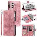 Pung Taske Samsung Galaxy S25 FE Mandala Lyserød