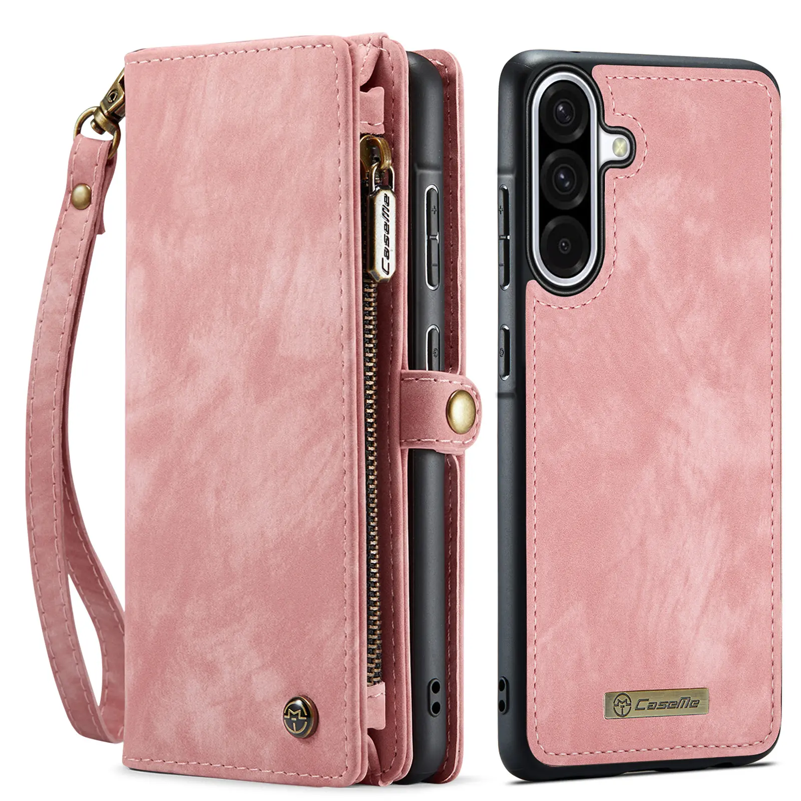 Multi-slot Plånboksfodral Samsung Galaxy S26 Plus Rosa