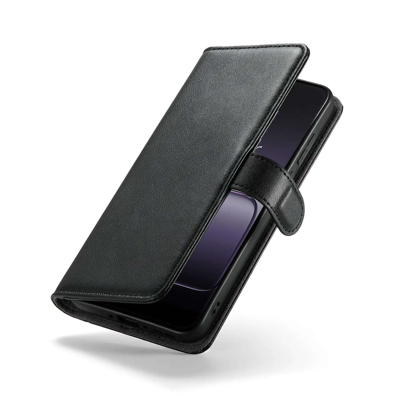 Äkta Läderfodral  OnePlus Nord 5 Svart