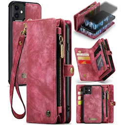 Multi-slot Plånboksfodral iPhone 11 Röd