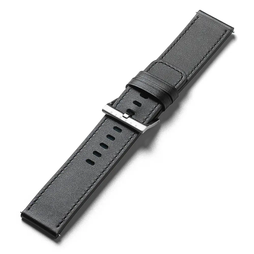 Leather One Basic Bold Band Garmin Venu X1 Black