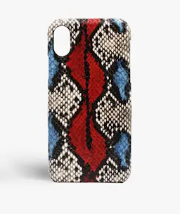 Skal iPhone Xs Max Snake Cobalt/Red