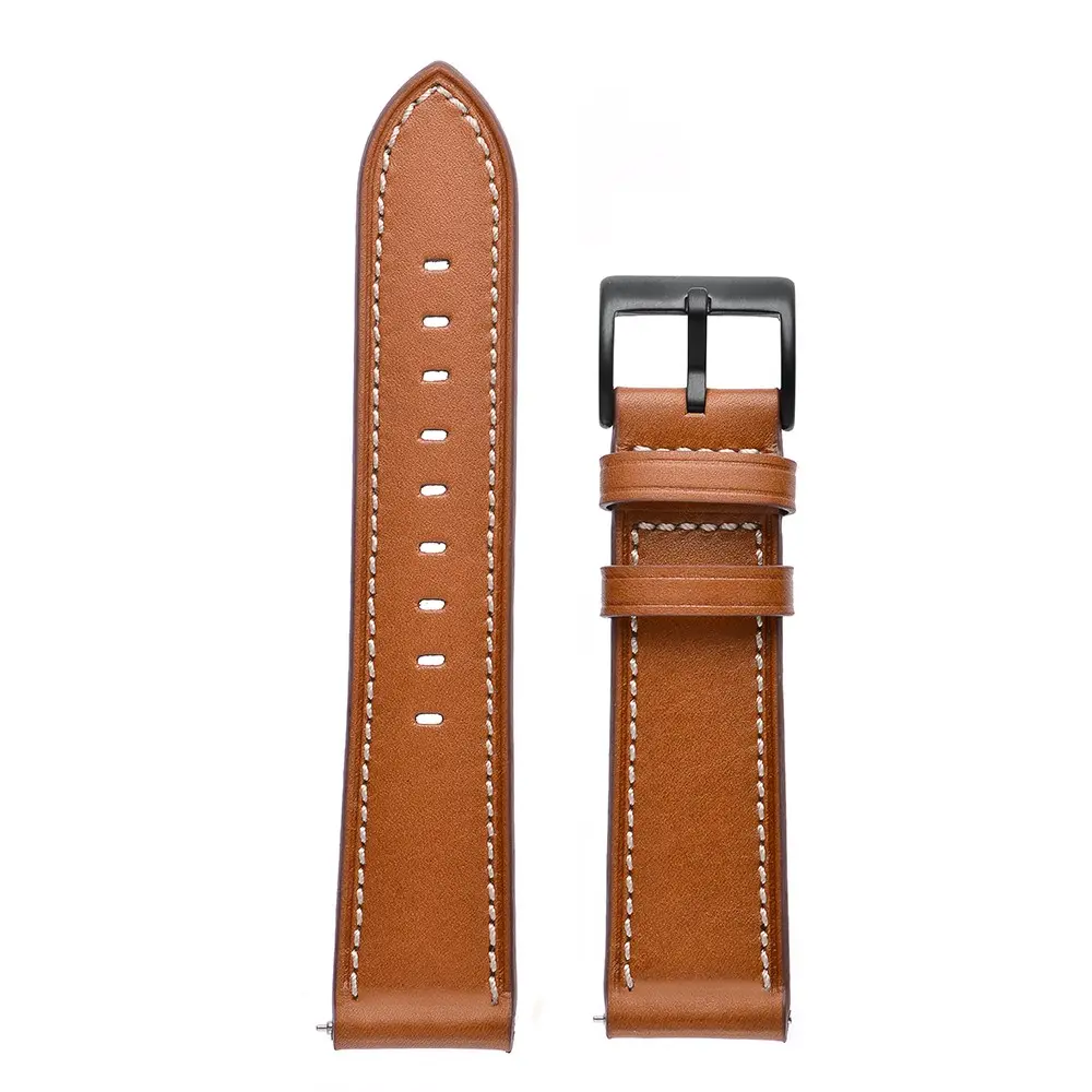 Läderarmband Withings ScanWatch Nova Cognac