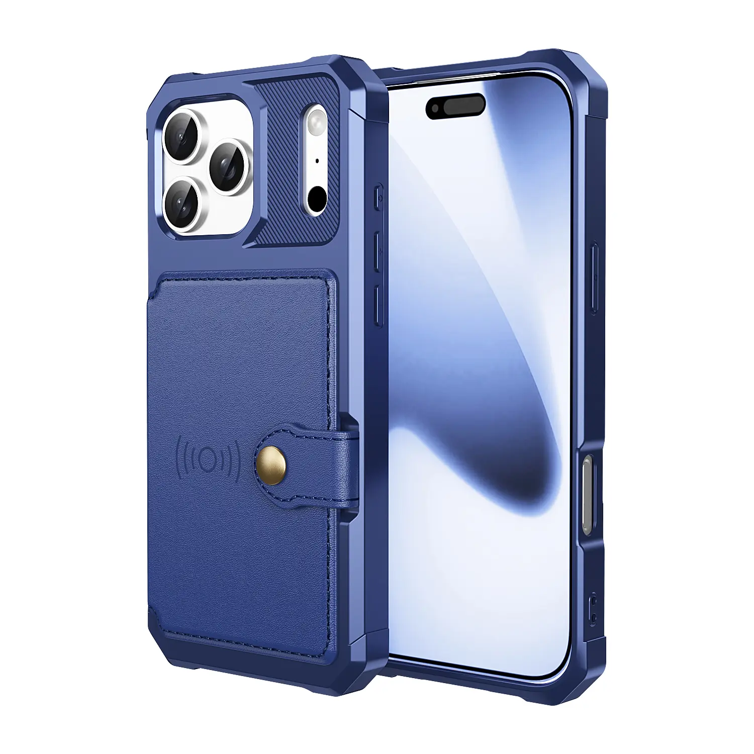 Tough Multi-slot Case iPhone 18 Pro Max Blå