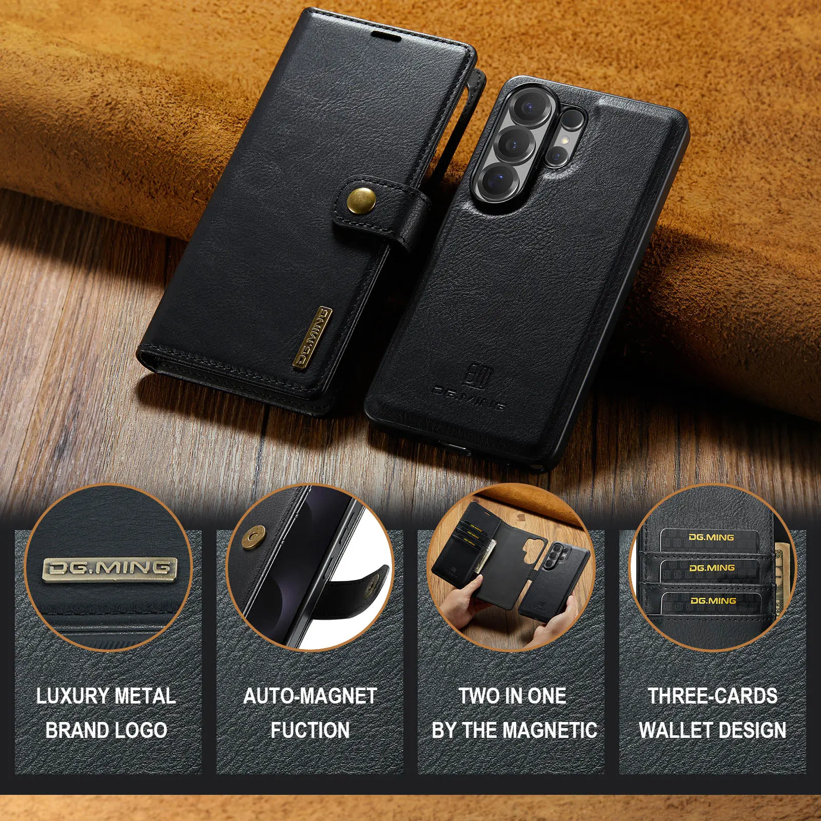 Magnet Wallet Samsung Galaxy S26 Ultra Black