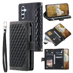 Plånboksväska Samsung Galaxy S26 Quilted Svart