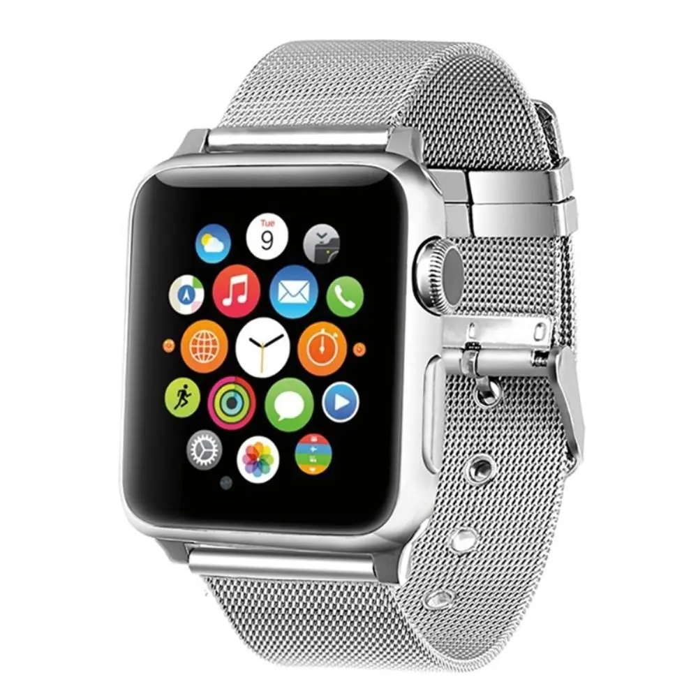 Mesh Bracelet Apple Watch Series 8 41mm Sølv