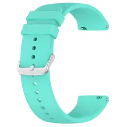 Universal 22mm Armband i silikon, Turkos