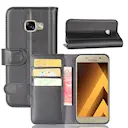 Samsung Galaxy A5 2017 Slankt mobiletui i ægte læder, Sort