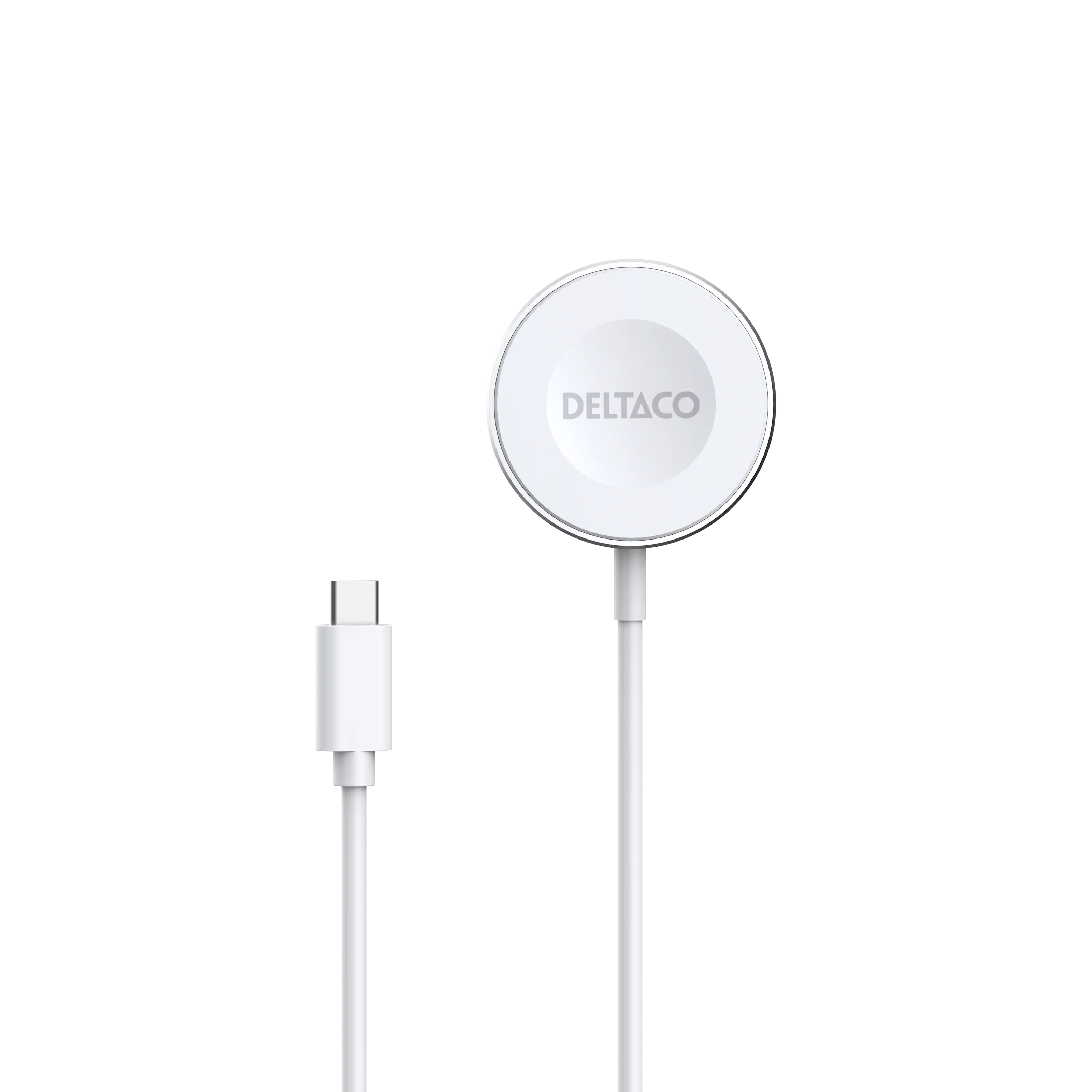 Trådløs Galaxy Watch-oplader USB-C 2W, Hvid