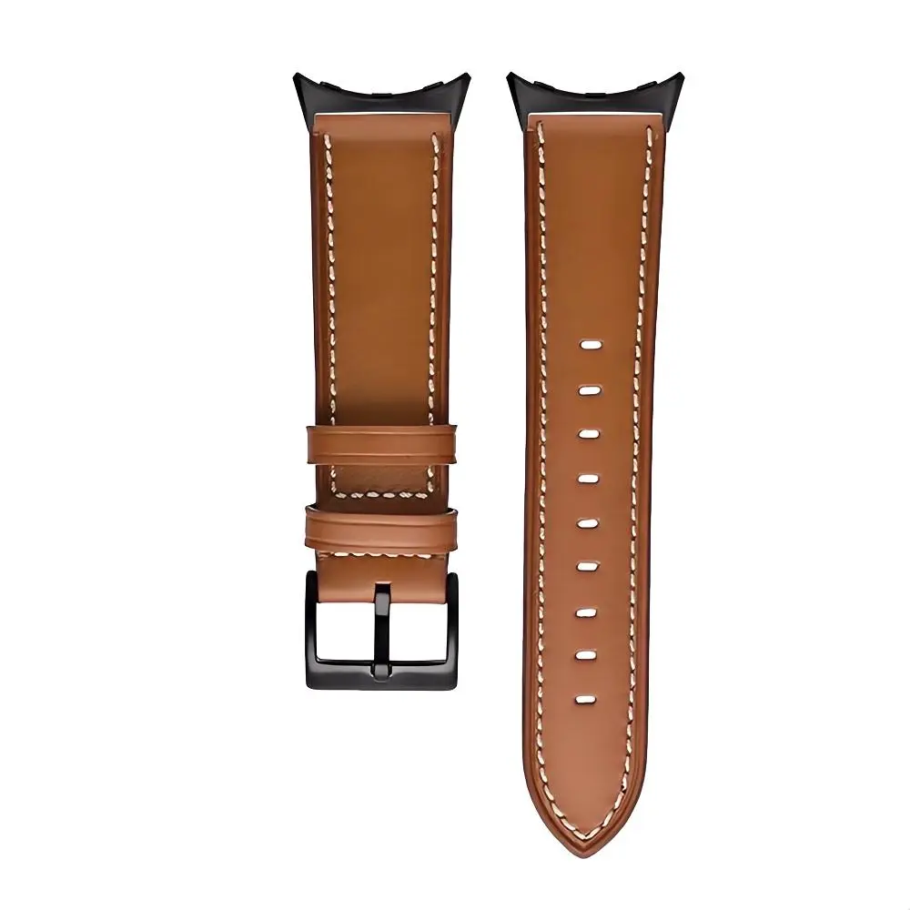 Läderarmband Google Pixel Watch 5 45mm Cognac