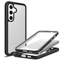 Full Protection Case Samsung Galaxy S25 FE Sort/gennemsigtig