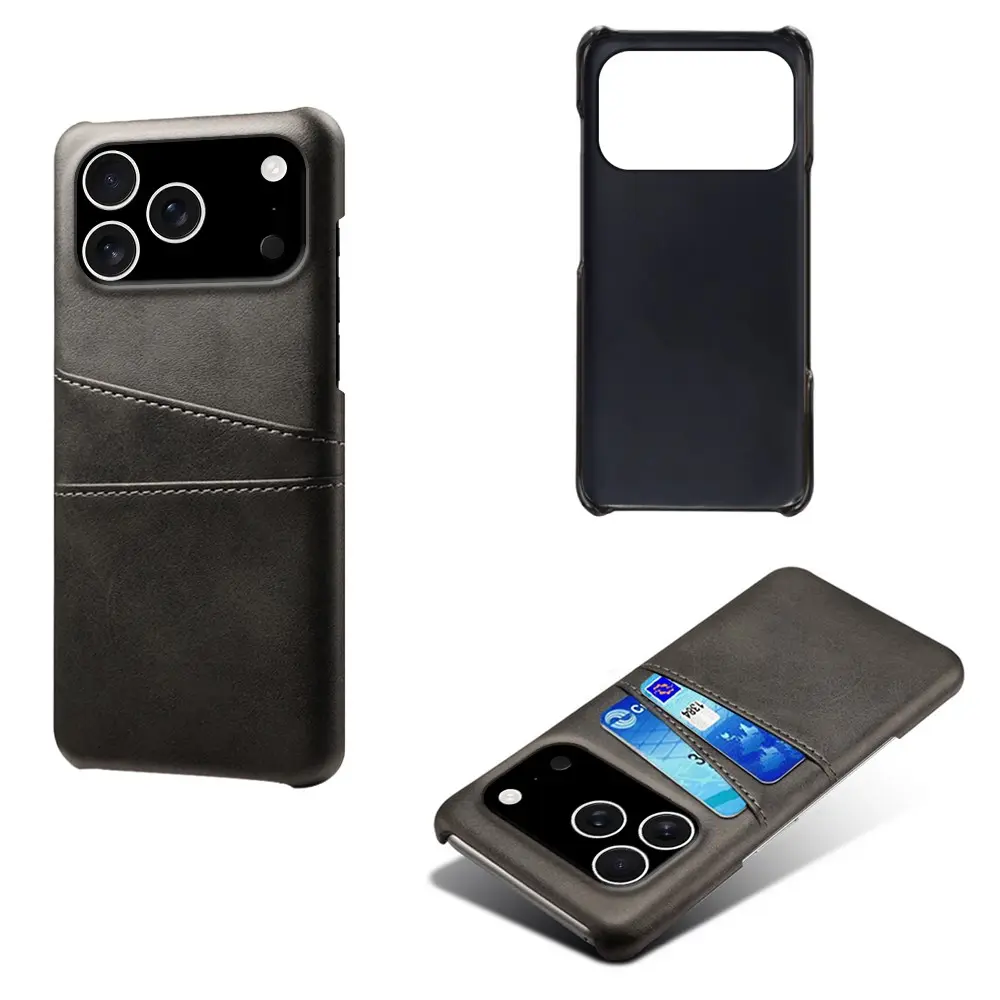 Card Slots Case iPhone 18 Pro Max Svart