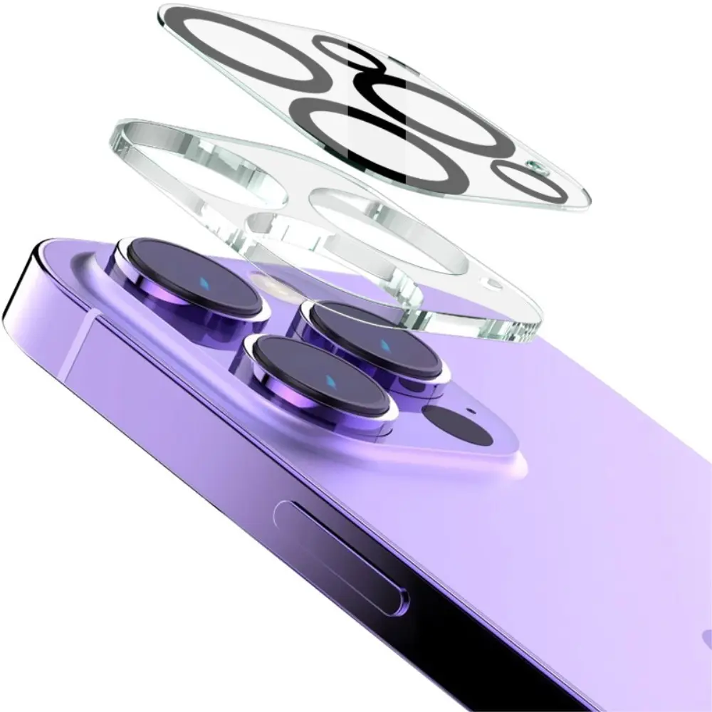 Härdat Glas 0.2mm Linsskydd iPhone 15 Pro Genomskinlig