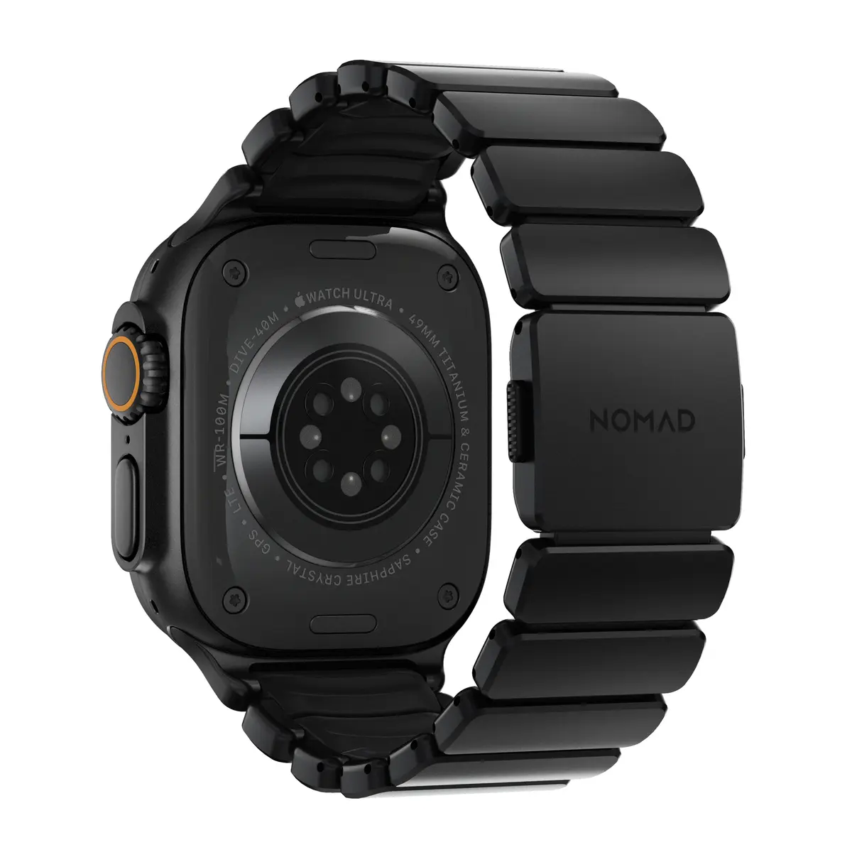 Stratos Band Apple Watch Ultra 49mm 3rd Gen Black Titanium - Black